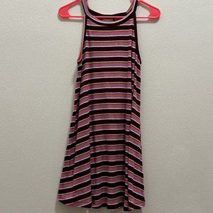 Arizona Juniors Striped Pink Dress Size Large